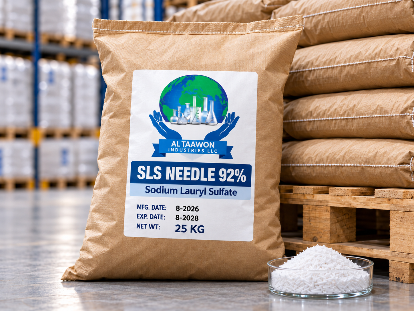 SLS NEEDLE 92% – سلفات لوريل الصوديوم
